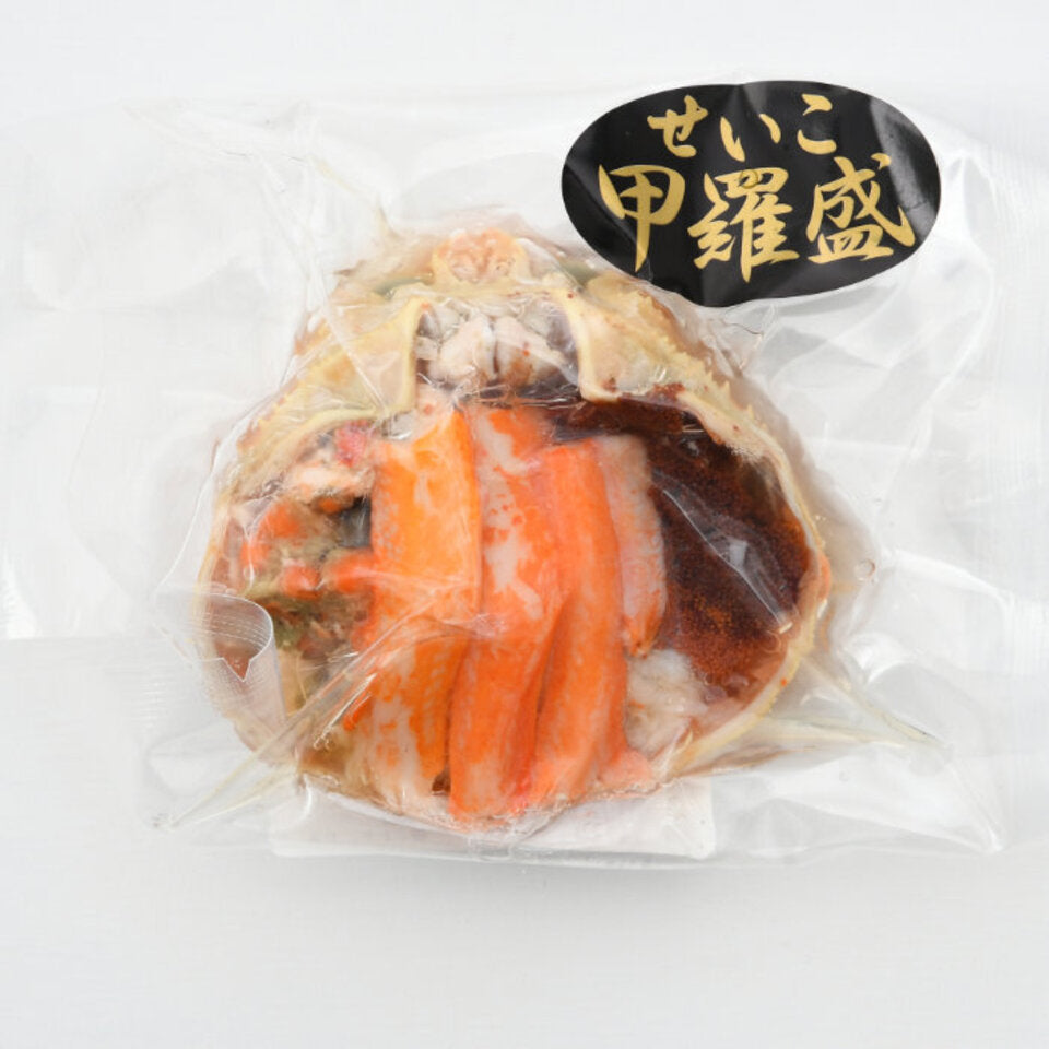 剥く手間なし<セイコガニ甲羅盛り> 70g×1PC