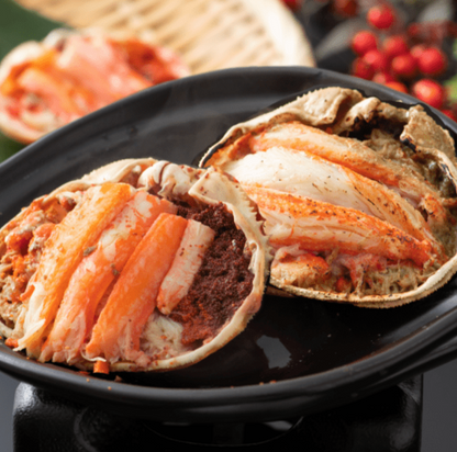 【2種食べ比べ】剥く手間なし<ズワイガニ夫婦セット>セイコガニ甲羅詰め1P×ズワイガニ甲羅盛り1P