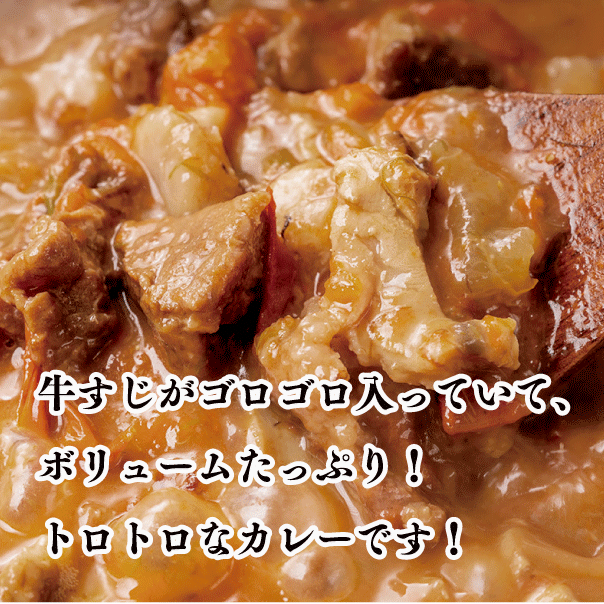 業餃業 黒毛和牛の牛すじカレー（260g×12）