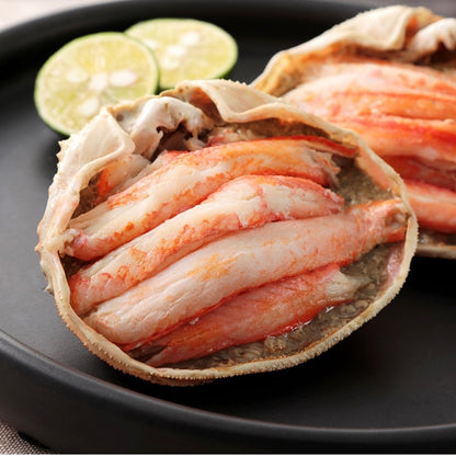 【2種食べ比べ】剥く手間なし<ズワイガニ夫婦セット>セイコガニ甲羅詰め1P×ズワイガニ甲羅盛り1P