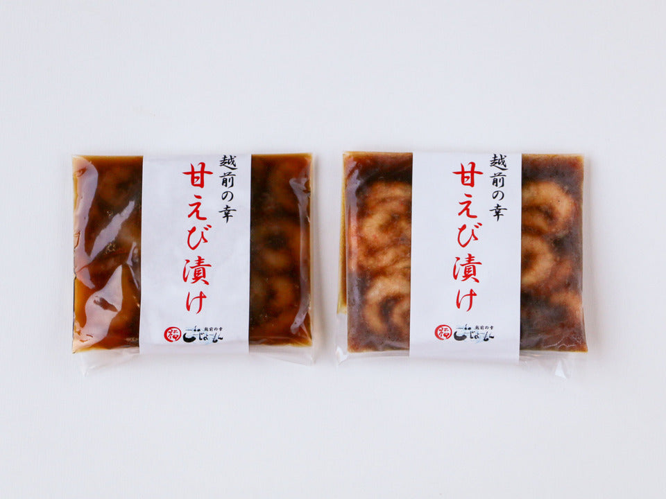 新鮮加工＜越前甘エビ漬け＞　化学調味料・保存料不使用 80g