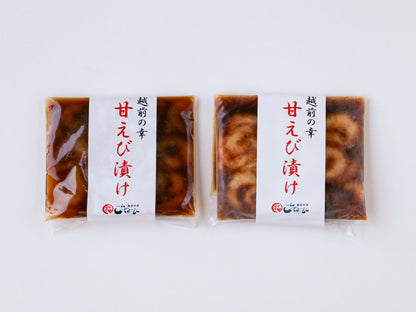 新鮮加工＜越前甘エビ漬け＞　化学調味料・保存料不使用 80g