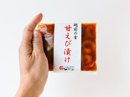 新鮮加工＜越前甘エビ漬け＞　化学調味料・保存料不使用 80g